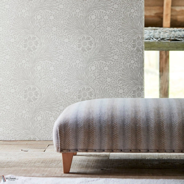 Pure Marigold wallpaper in Black Ink by Morris & Co