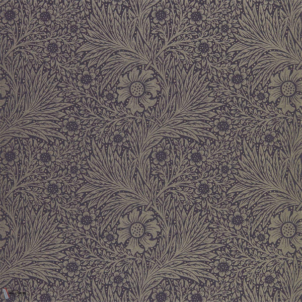 Pure Marigold wallpaper in Black Ink by Morris & Co
