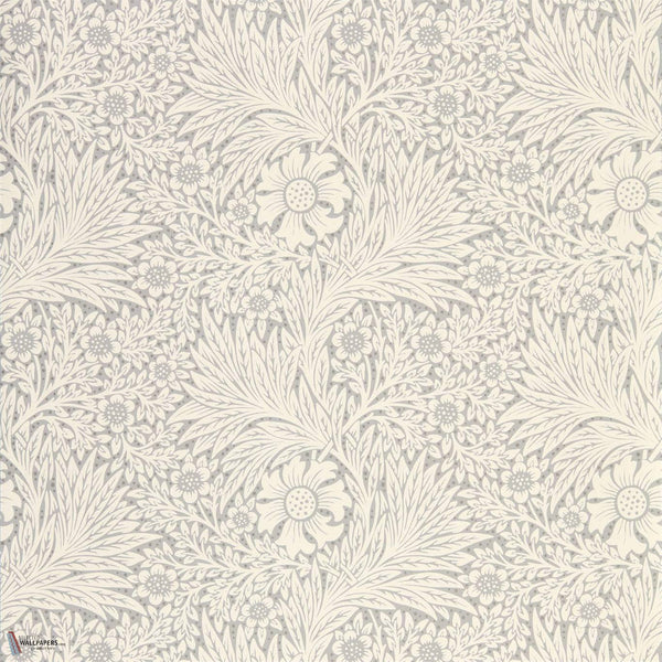 Pure Marigold wallpaper in Cloud Grey by Morris & Co