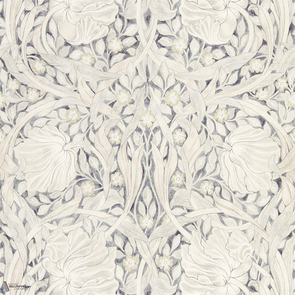 Pure Pimpernel Tapete in Black Ink von Morris & Co