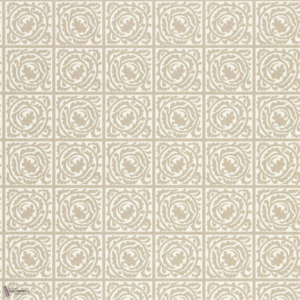 Pure Scroll behang in Scroll Gilver van Morris & Co