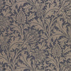 Pure Thistle Tapete in Black Ink von Morris & Co
