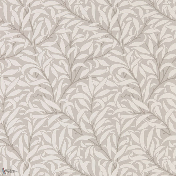 Pure Willow Bough behang in Dove/Ivory van Morris & Co