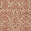 Snakeshead behang in Madder/Gold van Morris & Co