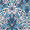 Spring Thicket wallpaper in Indigo/Lilac by Morris & Co