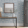 St James Ceiling wallpaper in China Blue by Morris & Co