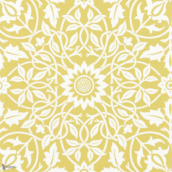 St James Ceiling wallpaper in Sunflower by Morris & Co