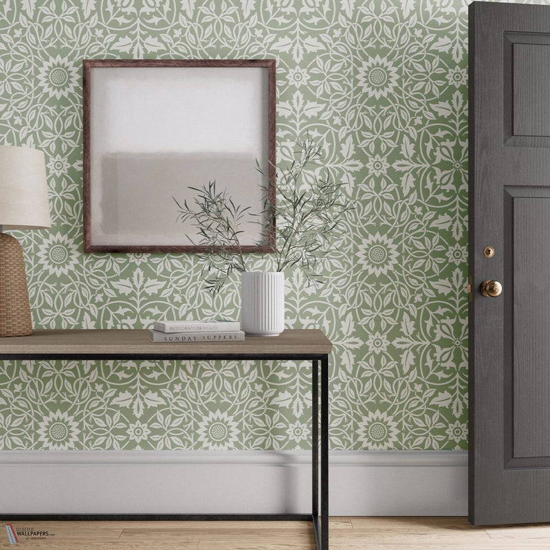 St James Ceiling wallpaper in Willow by Morris & Co