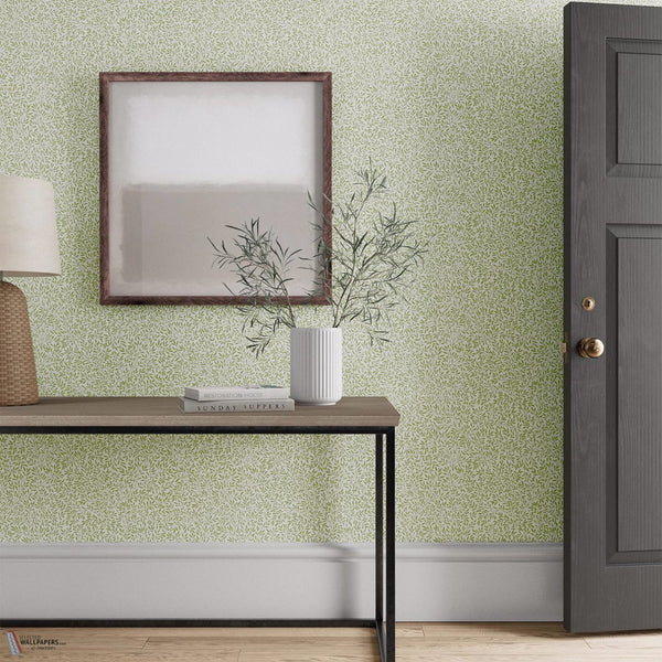 Standen behang in Leaf Grean van Morris & Co