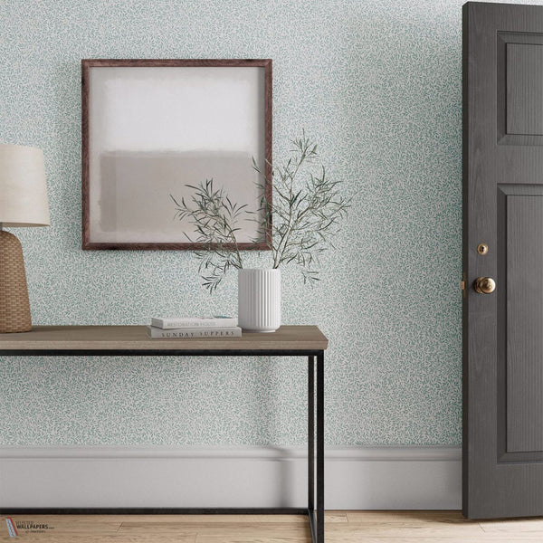 Standen behang in Seaglass van Morris & Co