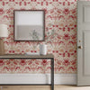 Strawberry Thief carta da parati in Madder di Morris & Co