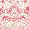 Strawberry Thief papel pintado en Madder de Morris & Co