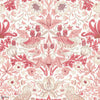 Strawberry Thief papel pintado en Madder de Morris & Co