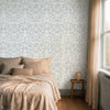 Sunflower wallpaper in Light Teal by Morris & Co