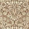 Sunflower carta da parati in Chocolate/Cream di Morris & Co