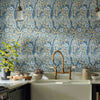 Sweet Briar behang in Mineral/Linen van Morris & Co