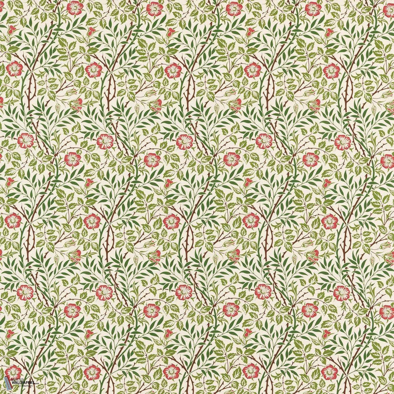 Sweet Briar Stoff in Boughs/Rose von Morris & Co