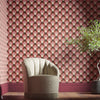 Tulip and Bird wallpaper in Amaranth & Blush by Morris & Co