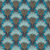 Tulip and Bird wallpaper in Opal & Seafoam by Morris & Co