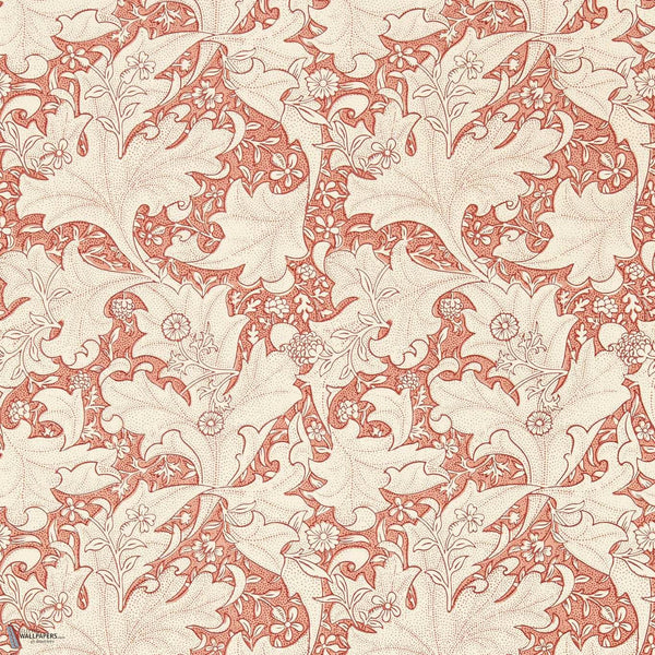Wallflower wallpaper in Chrysanthemum Pink by Morris & Co