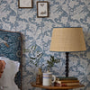 Wallflower wallpaper in Woad Blue by Morris & Co