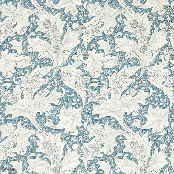 Wallflower wallpaper in Woad Blue by Morris & Co