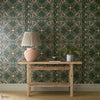 Walthamstow behang in Forest/Teal van Morris & Co
