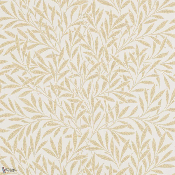 Willow behang in Buff van Morris & Co