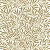 Willow behang in Cream/Brown van Morris & Co