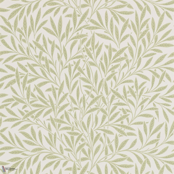 Willow behang in Olive van Morris & Co