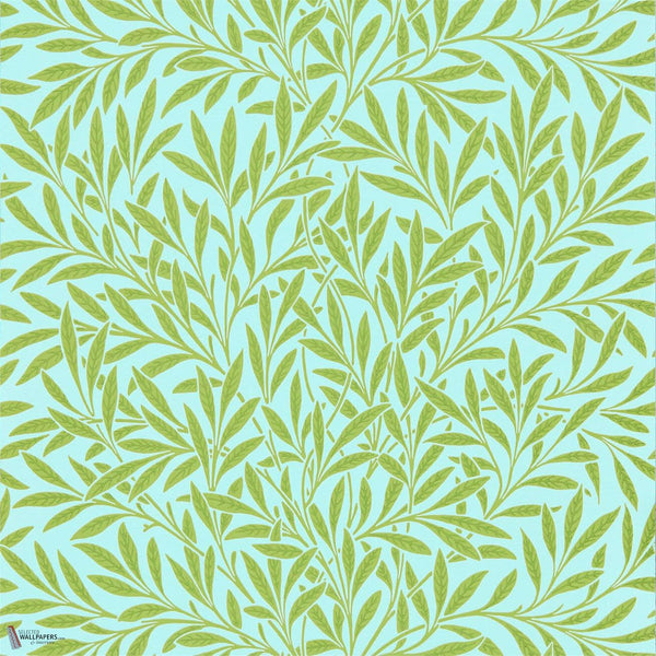 Willow behang in Sky/Leaf van Morris & Co