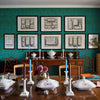 Willow Bough Tapete in Olive/Turquoise von Morris & Co
