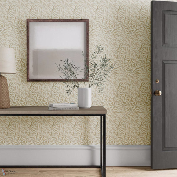 Willow Boughs carta da parati in Linen di Morris & Co