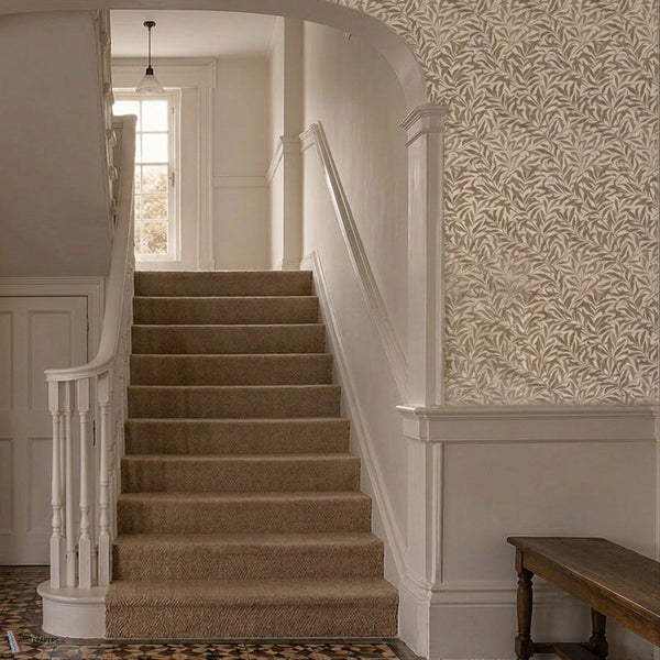 Willow Boughs carta da parati in Stone di Morris & Co