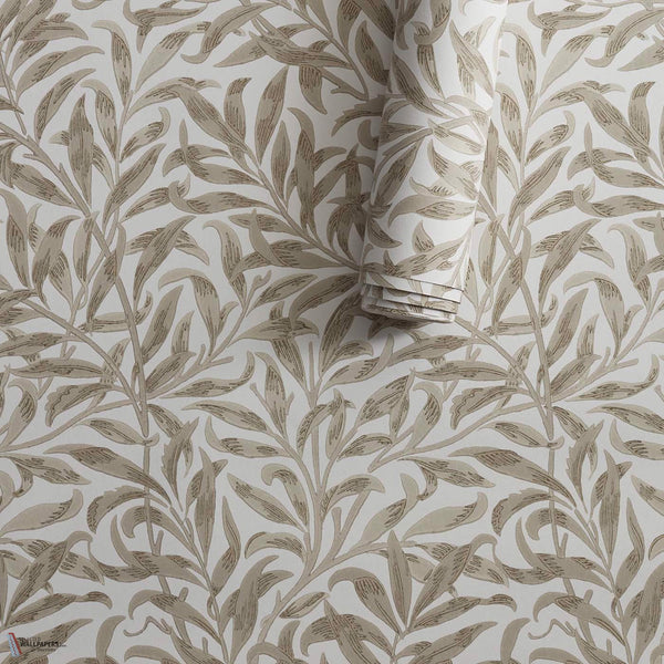 Willow Boughs carta da parati in Stone di Morris & Co
