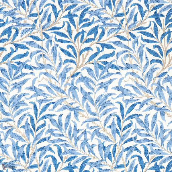 Willow Boughs carta da parati in Woad di Morris & Co