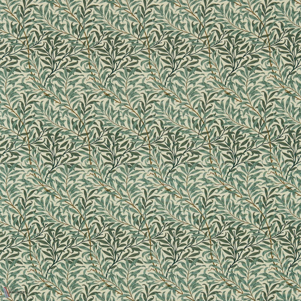 Willow Boughs fabric in Cream/Green by Morris & Co