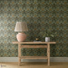 Woodbell & Anemone wallpaper in Bayleaf/Manilla by Morris & Co