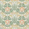 Woodbell & Anemone wallpaper in Rose/Sage by Morris & Co