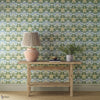 Woodbell & Anemone wallpaper in Woad/Nettle by Morris & Co