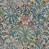 Woodland Weeds Tapete in Rose/Weld von Morris & Co