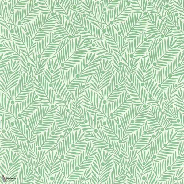 Yew & Aril wallpaper in Spearmint by Morris & Co
