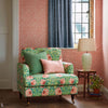 Yew & Aril wallpaper in Watermelon by Morris & Co