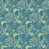 Morris Seaweed wallpaper in Cobalt/Thyme van Morris & Co