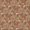 Morris Seaweed wallpaper in Red/Gold van Morris & Co