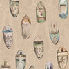 Babouches wallpaper in Ivory by Mulberry