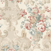 Floral Rococo Tapete in Lovat/Red von Mulberry