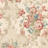 Floral Rococo Tapete in Red/Green von Mulberry