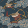 Grand Flying Ducks wallpaper in Red/Blue by Mulberry