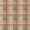 Mulberry Ancient Tartan Tapete in Lovat/Red von Mulberry